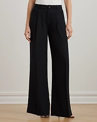 Double-Faced Georgette Wide-Leg Pant