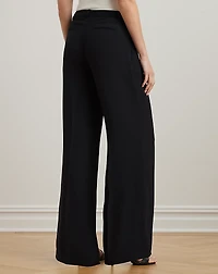 Double-Faced Georgette Wide-Leg Pant