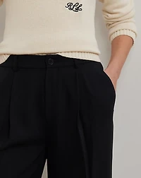 Double-Faced Georgette Wide-Leg Pant