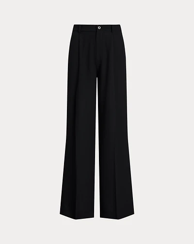 Double-Faced Georgette Wide-Leg Pant