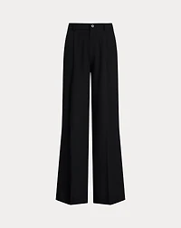 Double-Faced Georgette Wide-Leg Pant
