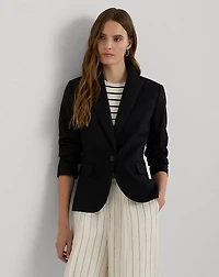 Stretch-Cotton-Blend Blazer
