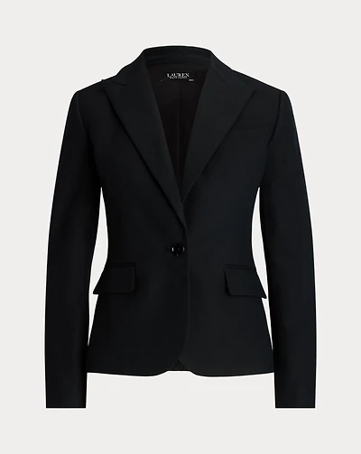 Stretch-Cotton-Blend Blazer