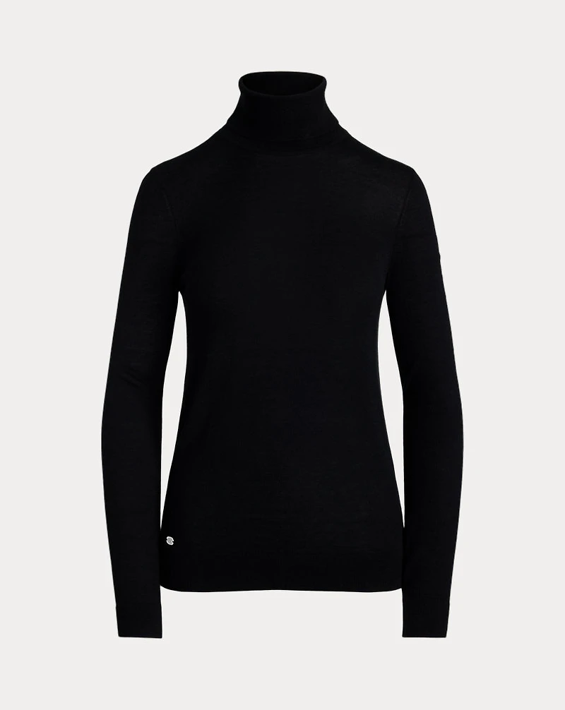 Silk-Blend Turtleneck Sweater