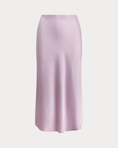 Satin Charmeuse Midi Skirt