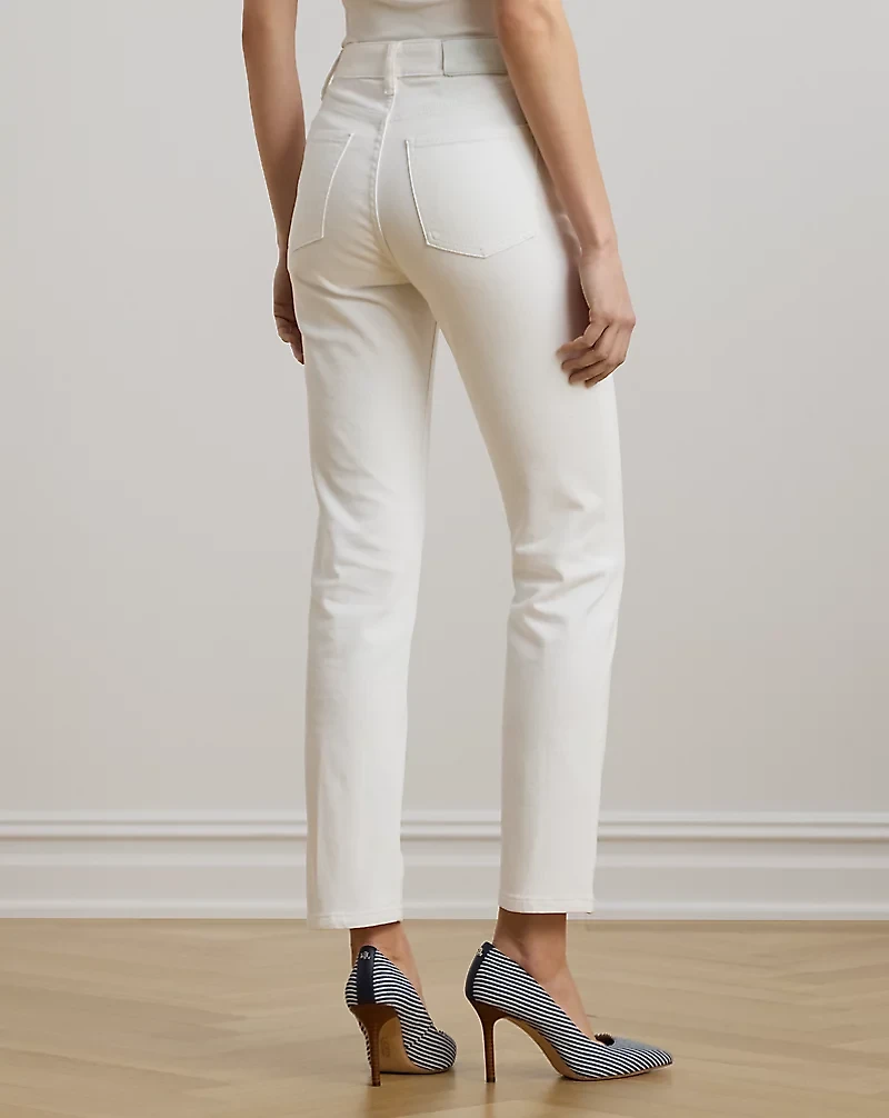 High-Rise Straight Ankle Jean