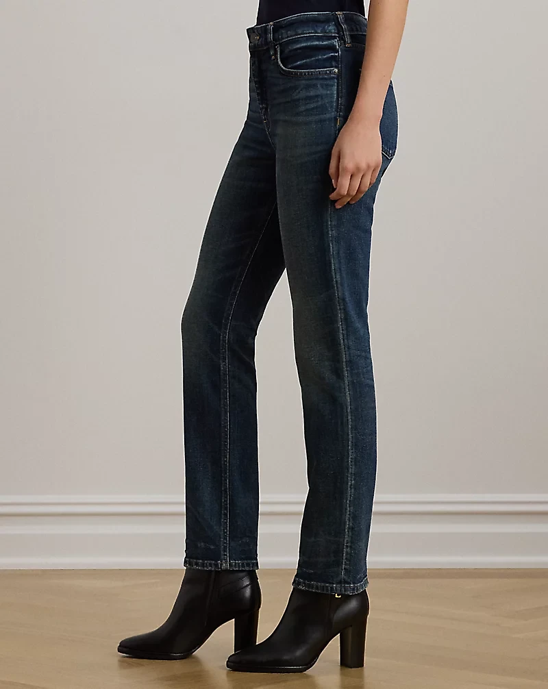 High-Rise Straight Ankle Jean