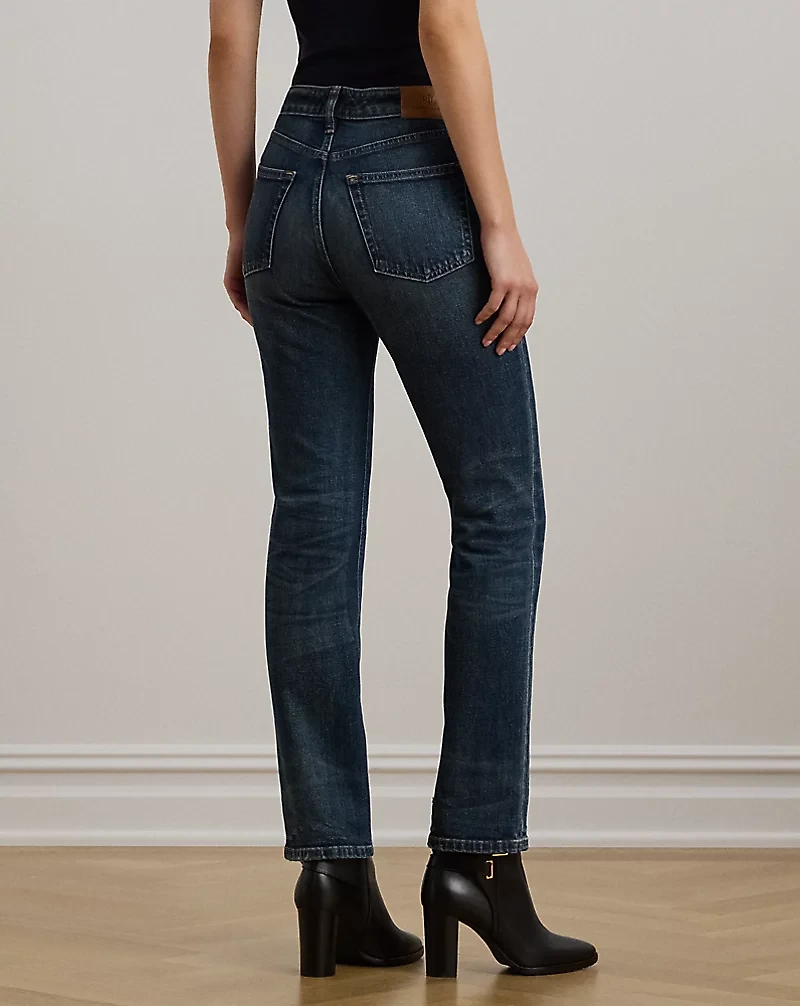 High-Rise Straight Ankle Jean