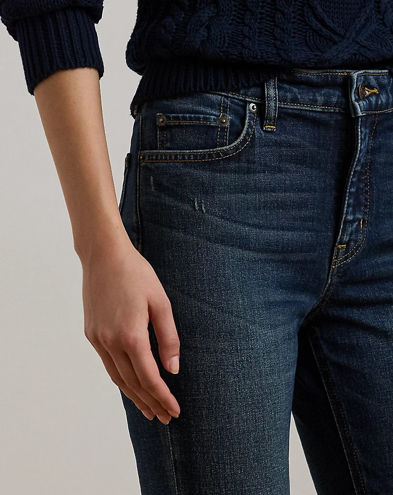 High-Rise Straight Ankle Jean