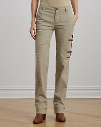 Cotton-Blend Twill Jodhpur Pant