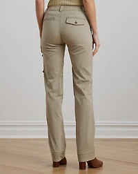 Cotton-Blend Twill Jodhpur Pant
