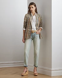 Cotton Madras Blazer