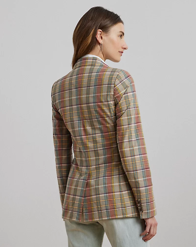 Cotton Madras Blazer