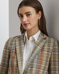 Cotton Madras Blazer
