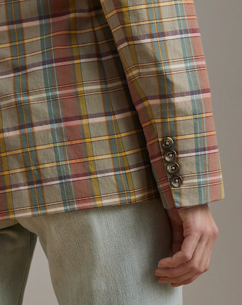 Cotton Madras Blazer