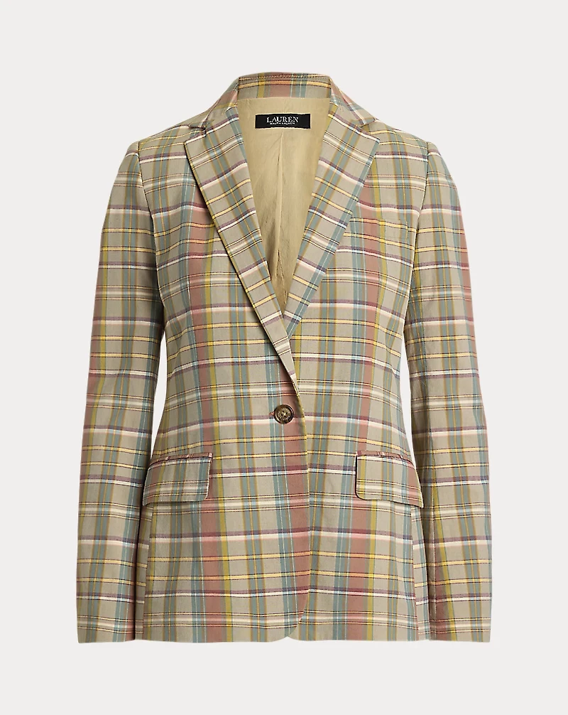 Cotton Madras Blazer
