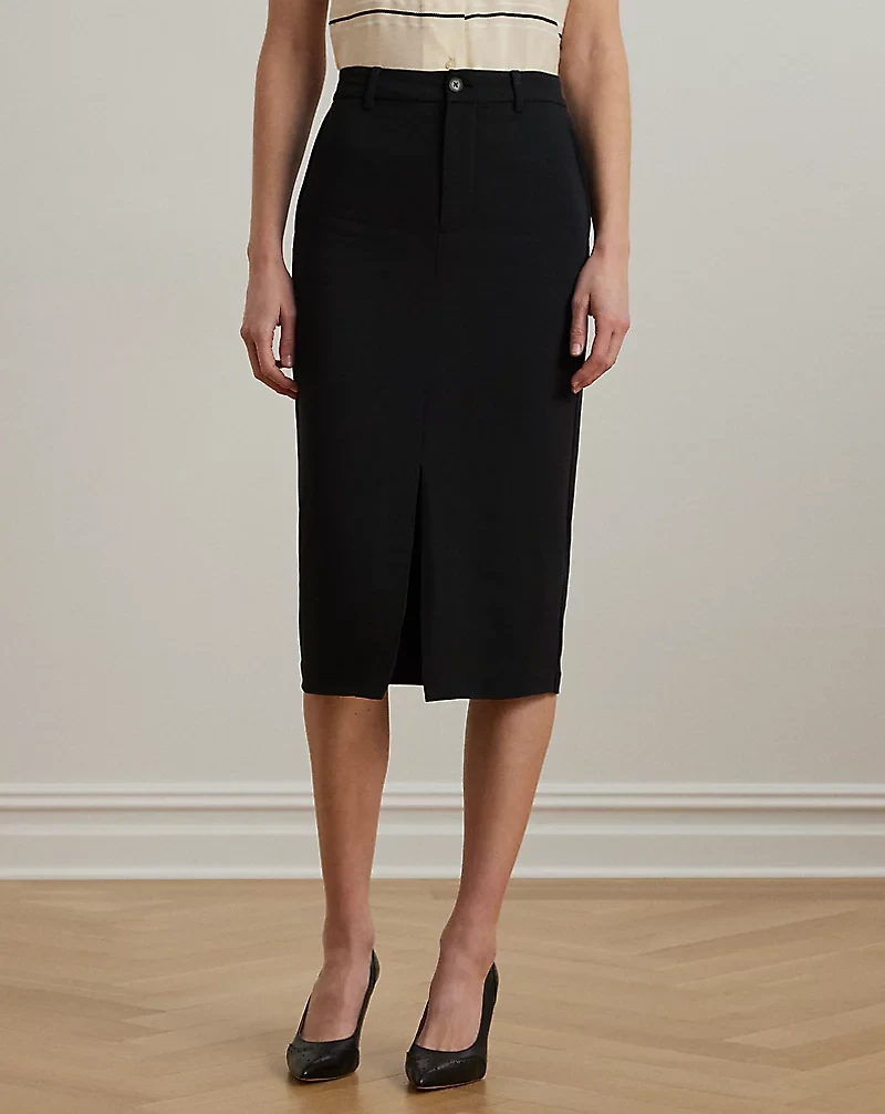Stretch Cady Pencil Skirt
