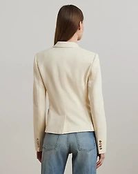 Bullion Double-Breasted Jacquard Blazer
