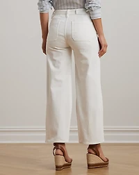 High-Rise Wide-Leg Cropped Jean