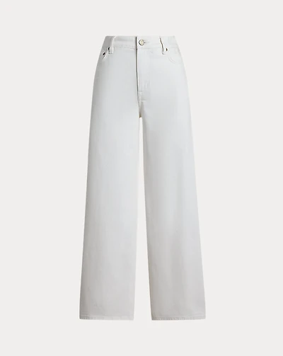 High-Rise Wide-Leg Cropped Jean
