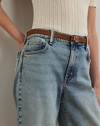 High-Rise Wide-Leg Cropped Jean
