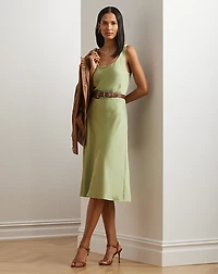 Charmeuse Sleeveless Cocktail Dress