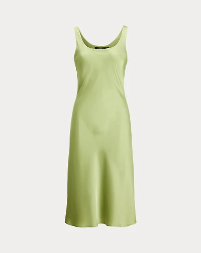 Charmeuse Sleeveless Cocktail Dress