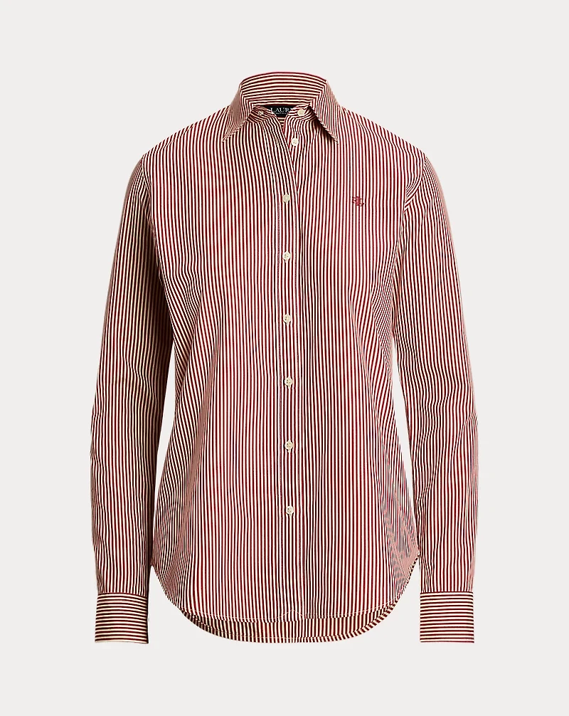 Classic Fit Striped Broadcloth Shirt