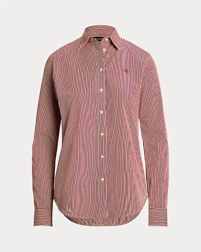 Classic Fit Striped Broadcloth Shirt