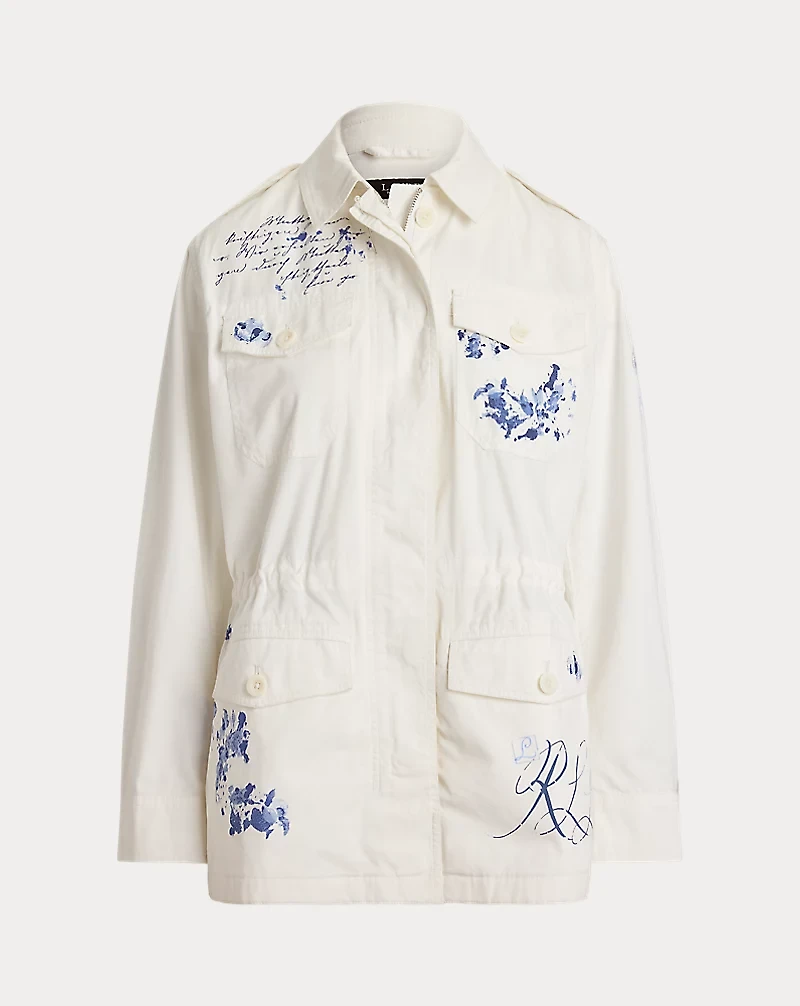 Print Featherweight Twill Field Jacket