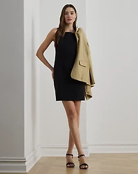 Stretch Crepe Sleeveless Dress
