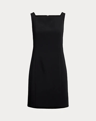 Stretch Crepe Sleeveless Dress