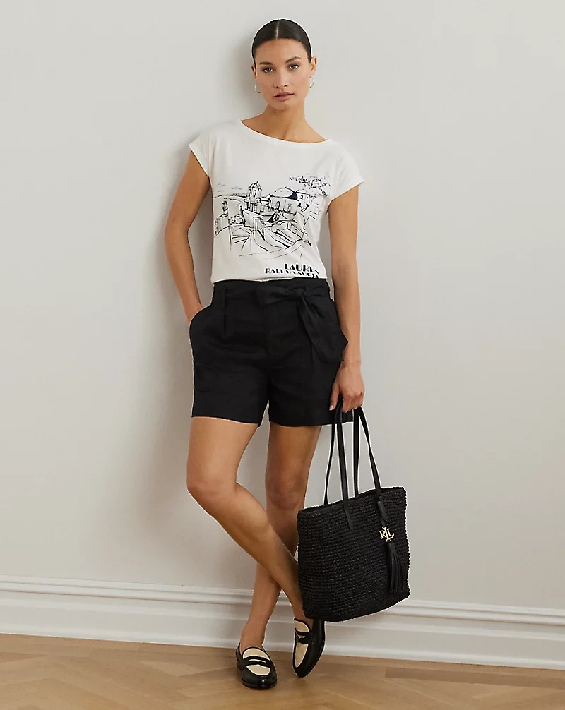 Cotton-Blend Jersey Graphic Tee