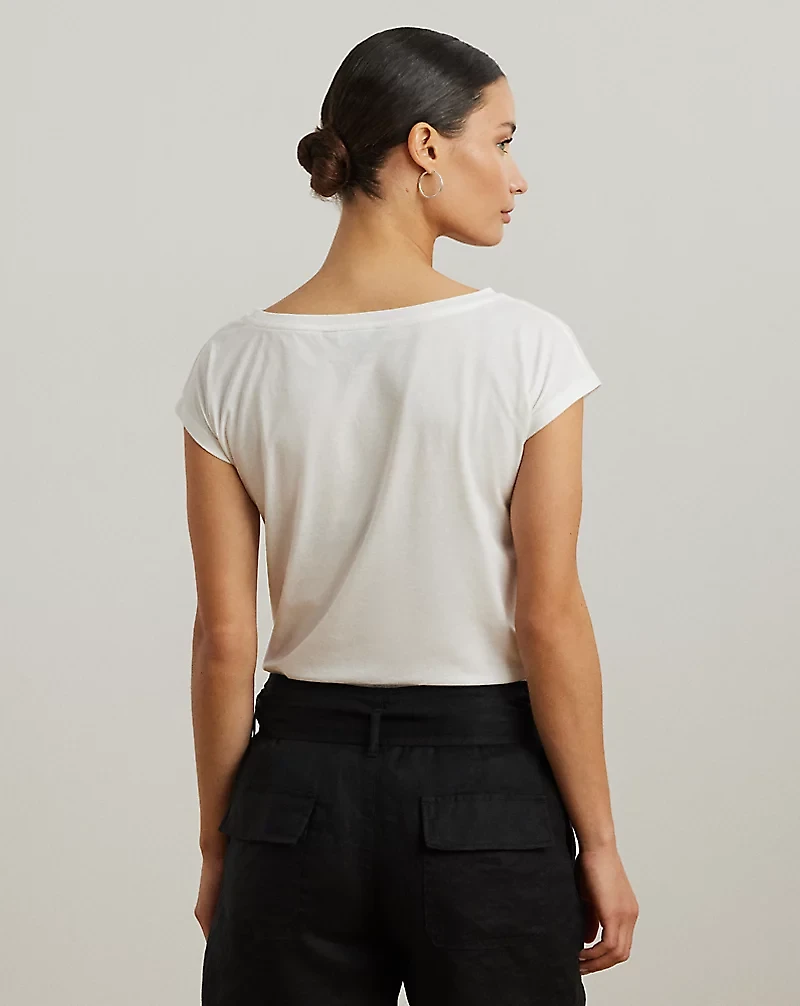 Cotton-Blend Jersey Graphic Tee