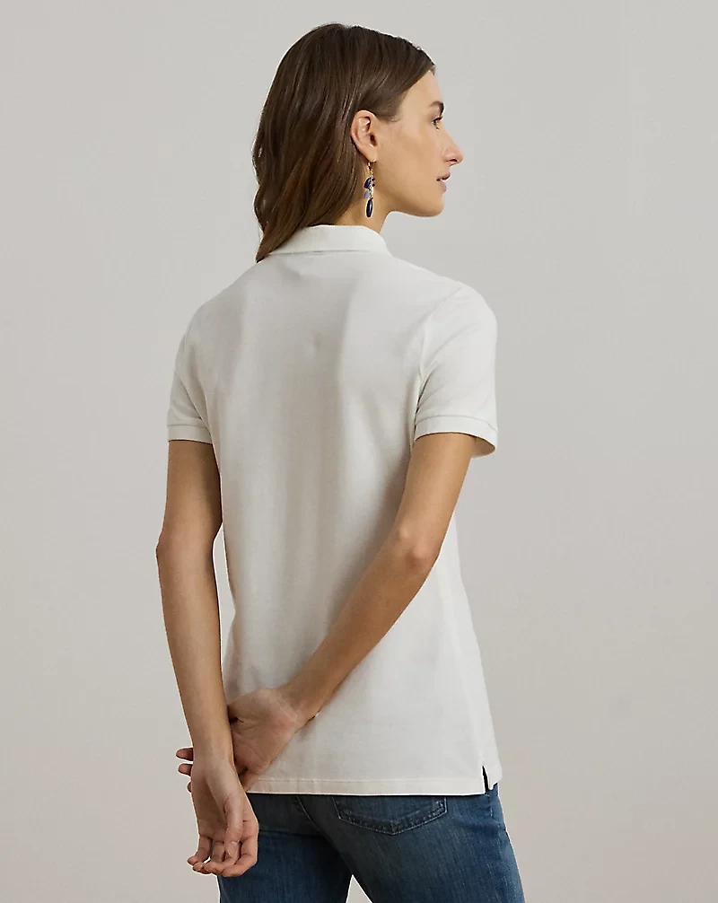Patchwork Piqué Polo Shirt