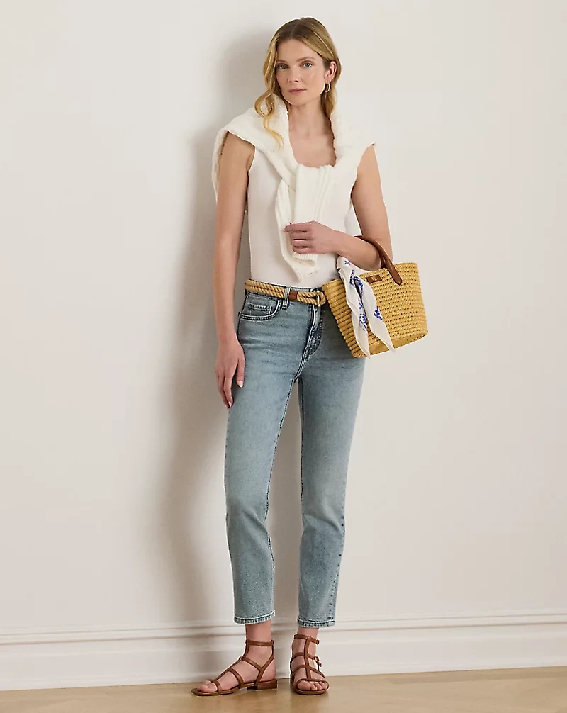 High-Rise Straight Ankle Jean