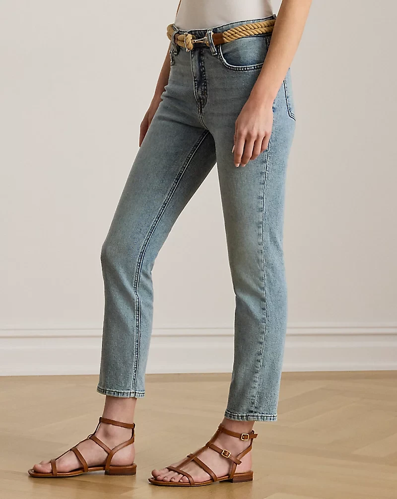 High-Rise Straight Ankle Jean