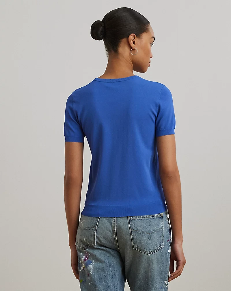 Short-Sleeve Sweater