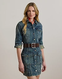 Denim Trucker Dress