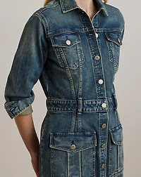 Denim Trucker Dress