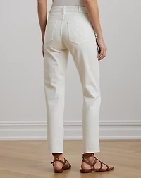 Embroidered Relaxed Tapered Jean