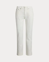 Embroidered Relaxed Tapered Jean
