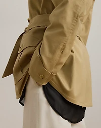 Double-Faced Stretch Cotton Field Jacket