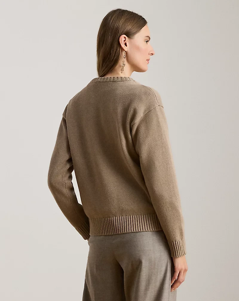 Intarsia-Knit English Setter Sweater