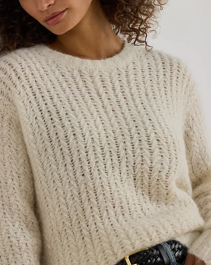 Herringbone Oversize Sweater
