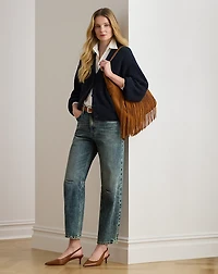 Ribbed Wool-Blend V-Neck Cardigan