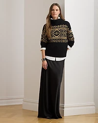 Fair Isle Wool-Blend Turtleneck Sweater