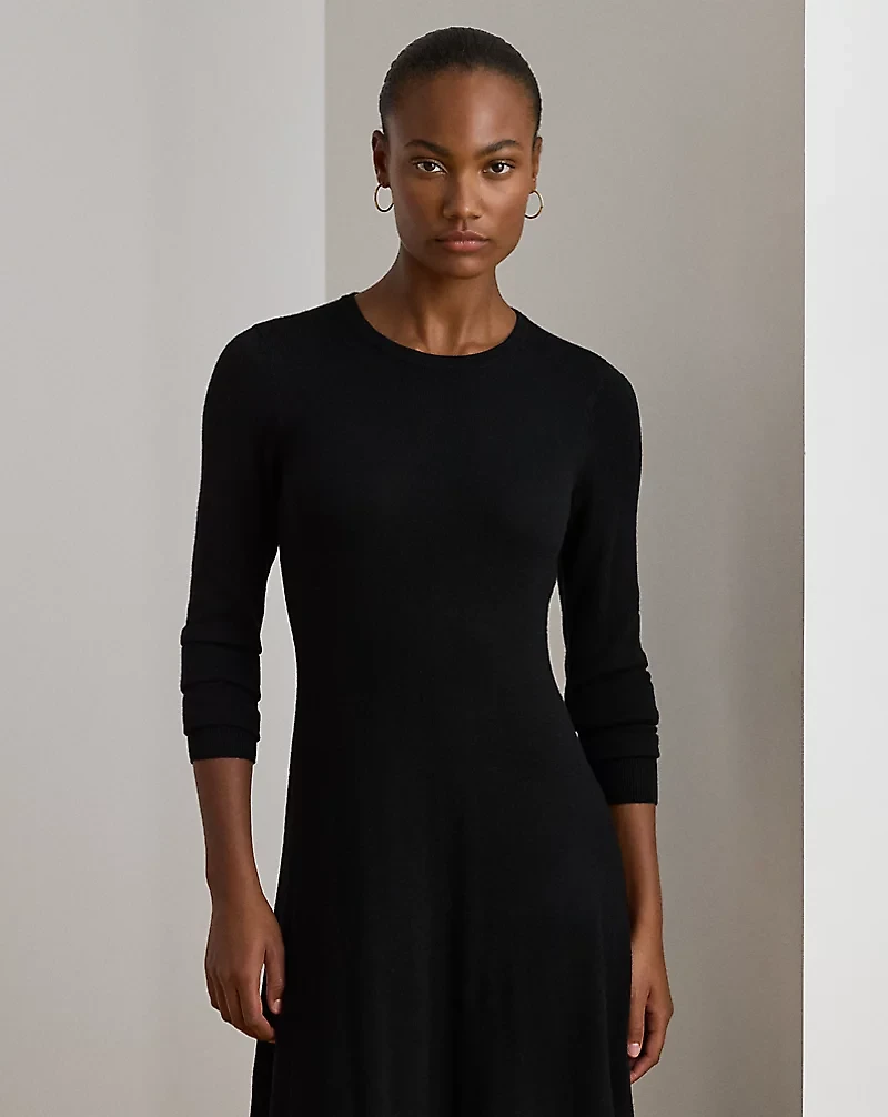 Wool Crewneck Sweater Dress