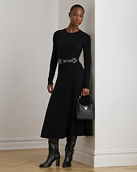Wool Crewneck Sweater Dress