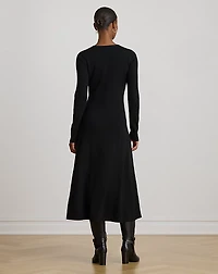 Wool Crewneck Sweater Dress